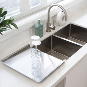 Aiden Portable Drain Board Brushed Stainless Steel - Brushed Stainless Steel
