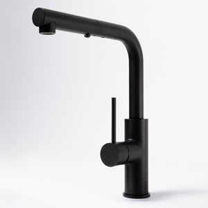 Nisa Square Pull Out Mixer Matte Black - Matte Black