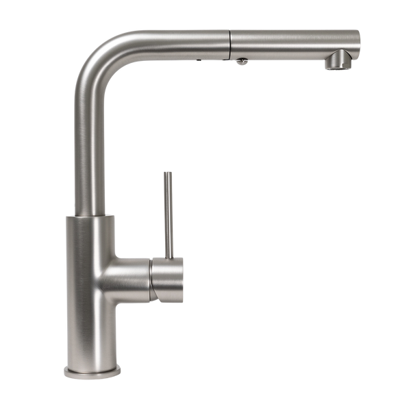 Nisa Square Pull Out Mixer Brushed Nickel