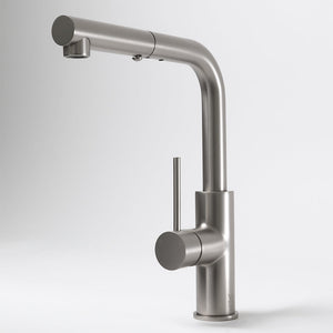 Nisa Square Pull Out Mixer Brushed Nickel - Brushed Nickel