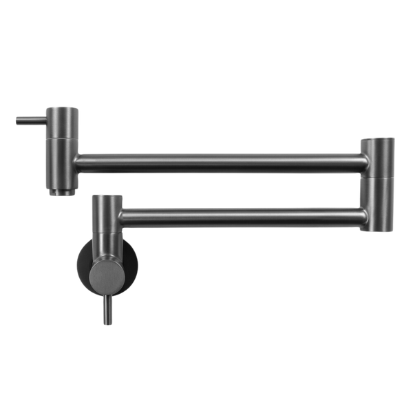 Winslow Wall Pot Filler Brushed Gunmetal