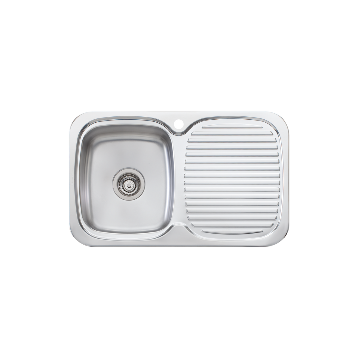 Lakeland Single Bowl Sink With Drainer Left Stainless Steel