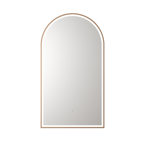 Canterbury Arch LED Mirror Brushed Bronze