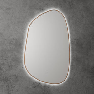 Tarcoola Asymmetric LED Mirror Brushed Bronze - Brushed Bronze