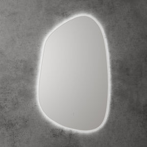 Tarcoola Asymmetric LED Mirror Matte White - Matte White