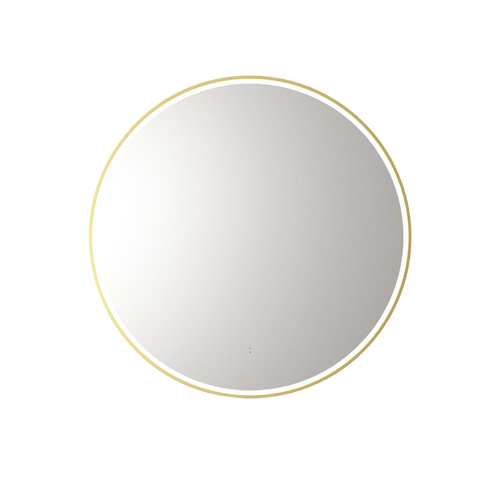 Windsor Round LED Mirror 900mm Brushed Gold