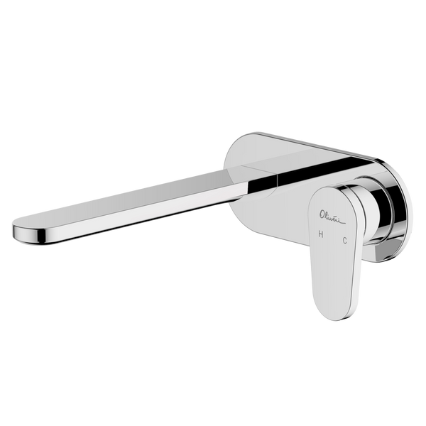 London Wall Mixer Set Chrome