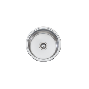 Solitaire Round Bowl Sink Stainless Steel - Stainless Steel