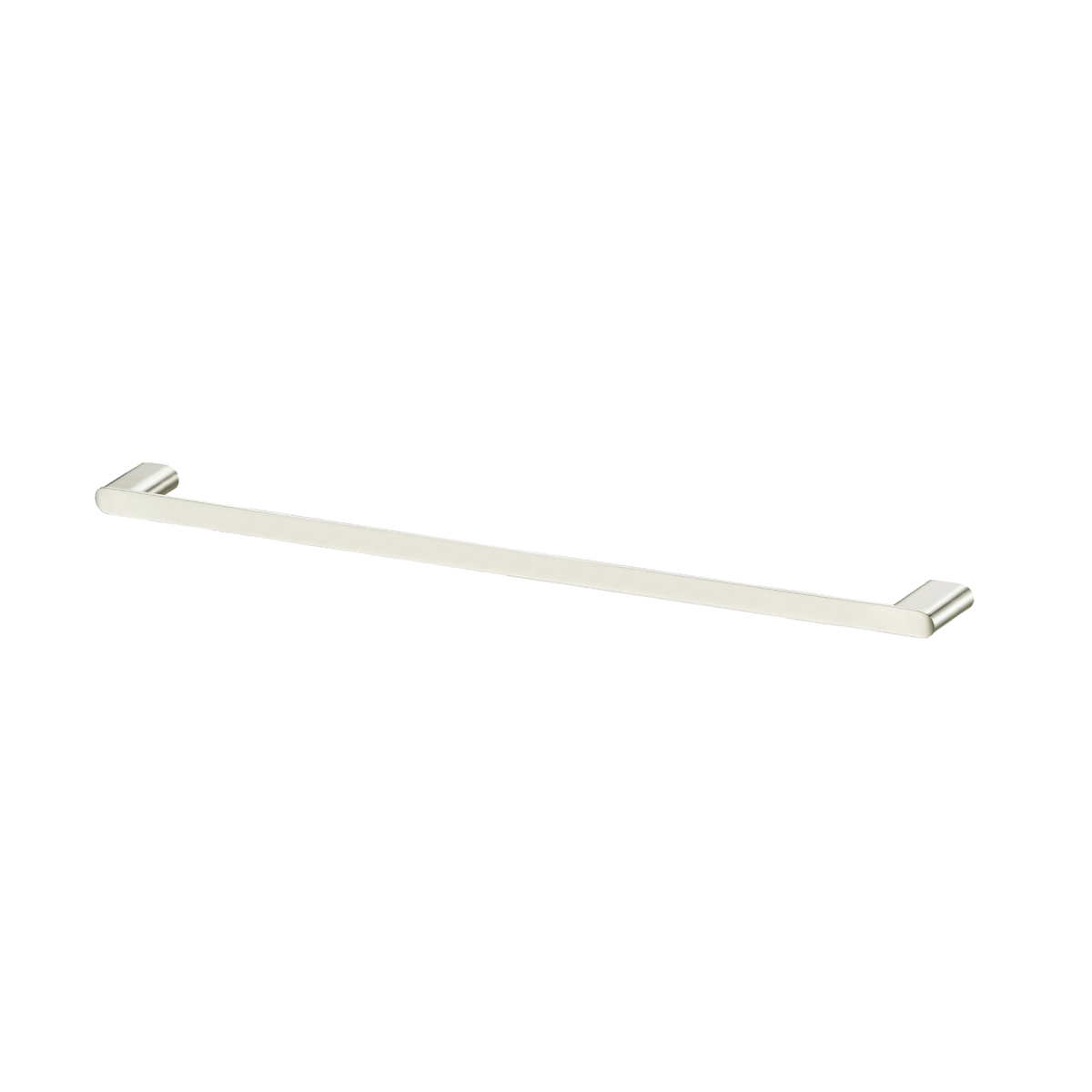 Madrid Single Towel Rail 650mm Brushed Nickel