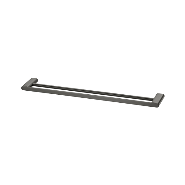 Madrid Double Towel Rail 650mm Gunmetal