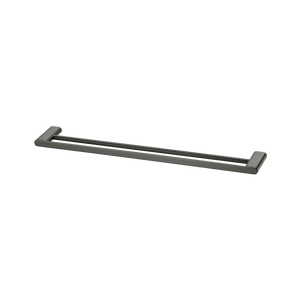 Madrid Double Towel Rail 650mm Gunmetal - Gunmetal