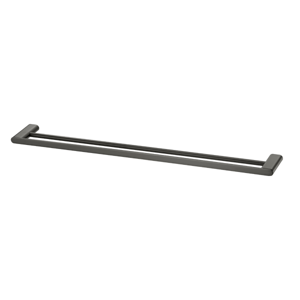 Madrid Double Towel Rail 800mm Gunmetal