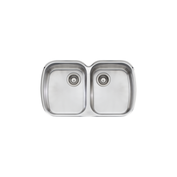 Monet Double Bowl Undermount Sink Stainless Steel