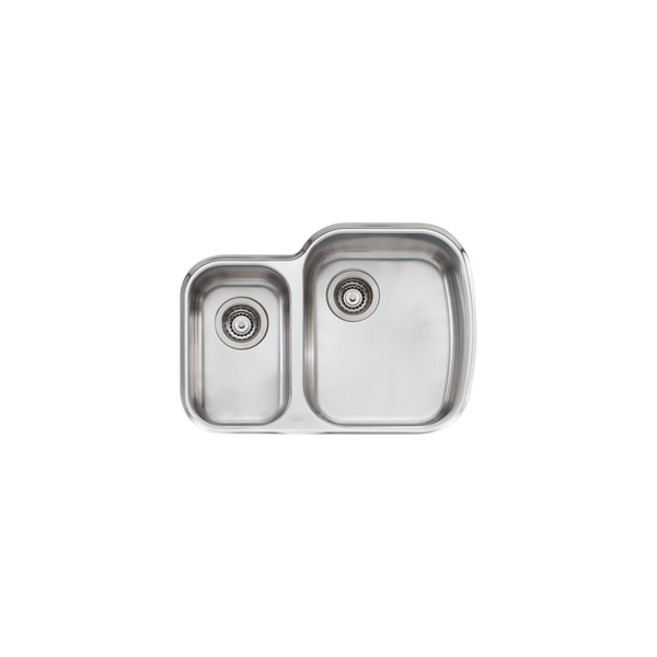 Monet 1 And 1/2 Bowl Undermount Sink Right Stainless Steel