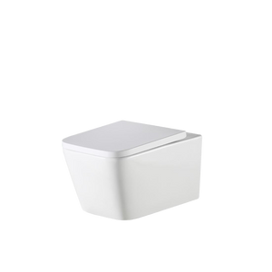 Munich Wall Hung Toilet Suite White - White