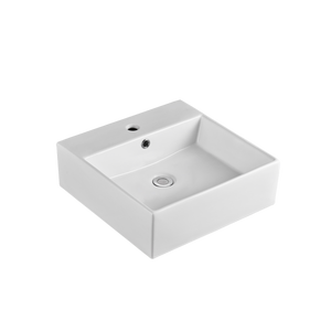 Munich Counter Top Basin White - White