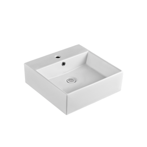Munich Wall Hung Basin White - White