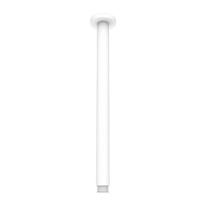 Round Ceiling Arm 300mm Matte White - Matte White