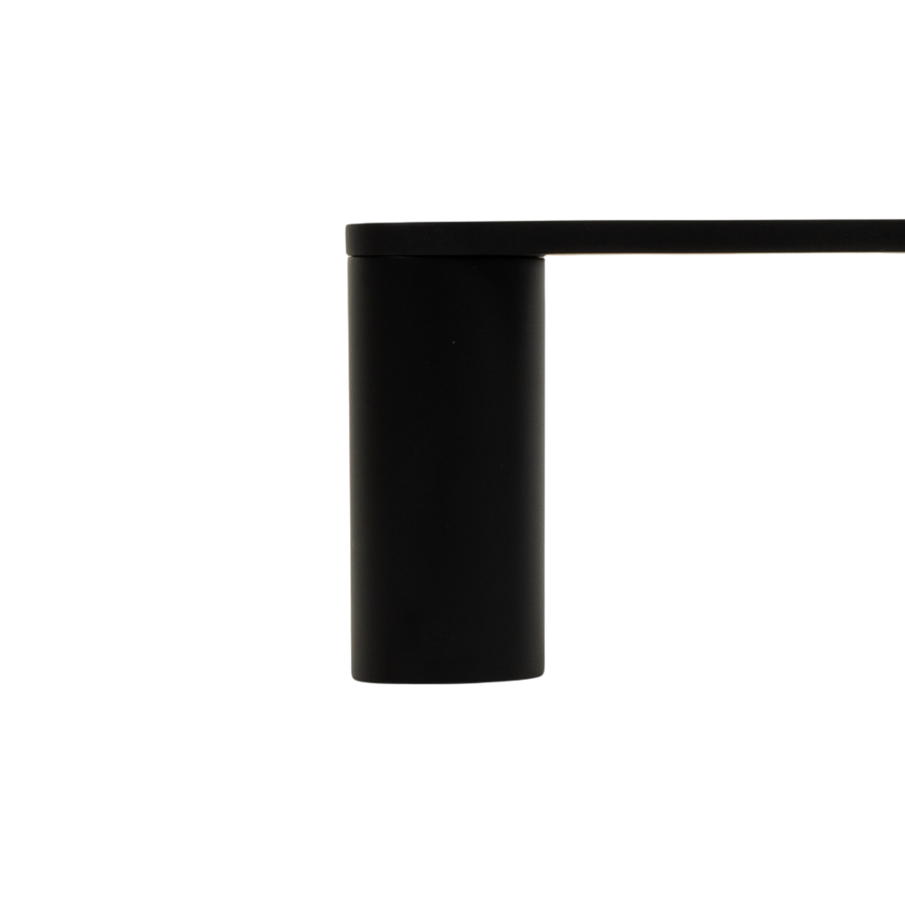 Ascari Matte Black 600 Single Towel Rail