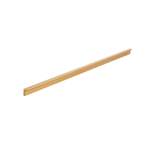 Momo Angle Pull Handle 480mm Brushed Dark Brass - Brushed Dark Brass