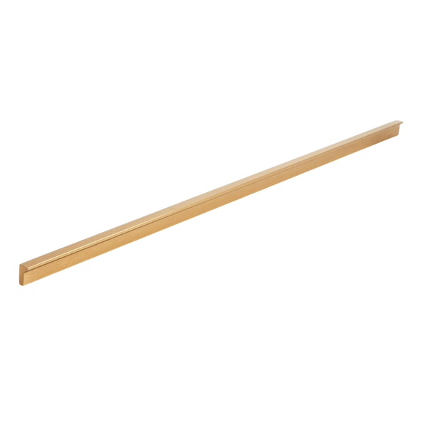 Momo Angle Pull Handle 640mm Brushed Dark Brass