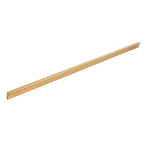 Momo Angle Pull Handle 640mm Brushed Dark Brass - Brushed Dark Brass