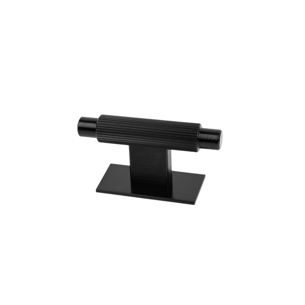 Momo Arpa T Knob and Backplate 70mm Brushed Black