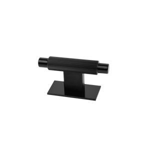 Momo Arpa T Knob and Backplate 70mm Brushed Black - Brushed Black