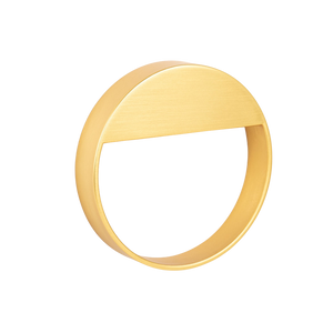 Momo Bau Circular Handle 64mm Brushed Gold - Brushed Gold