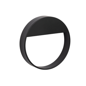 Momo Bau Circular Handle 64mm Matte Black - Matte Black