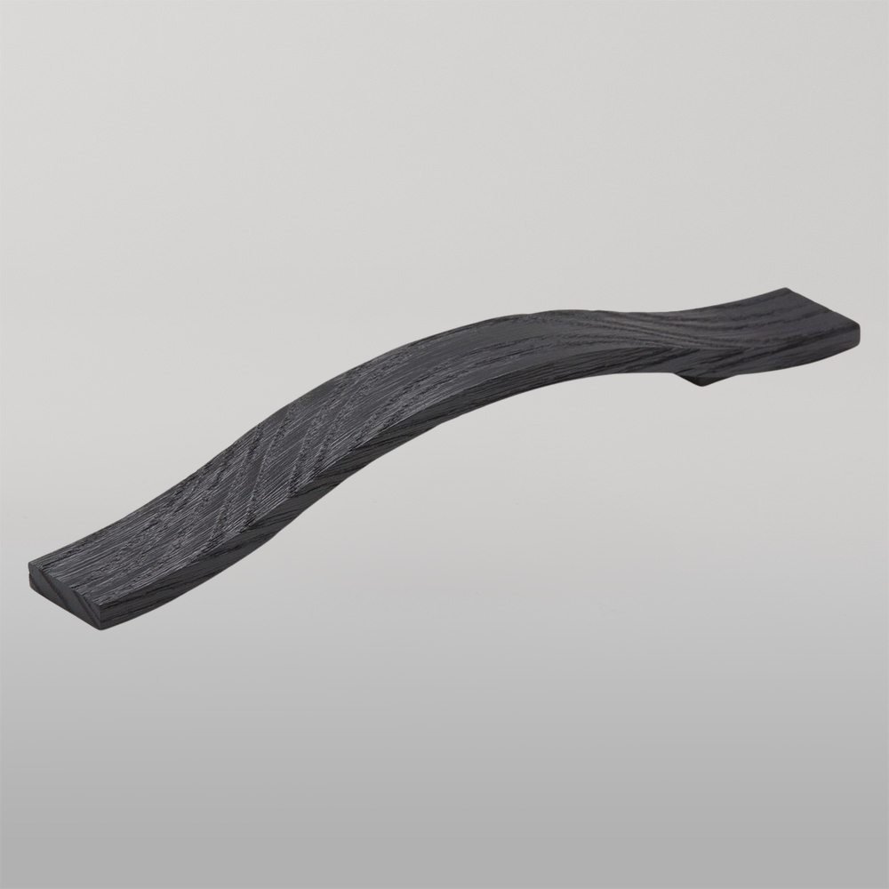 Momo Calin Timber Bow Handle 160mm Black Woodgrain