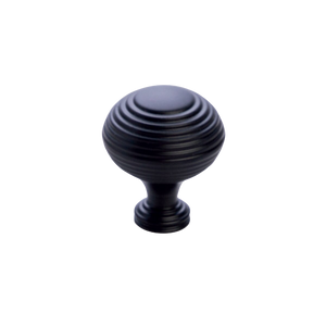 Momo Catona Round Knob 32mm Matte Black - Matte Black