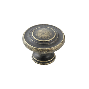 Momo Florencia Concentric Knob 33mm Antique Brass - Antique Brass
