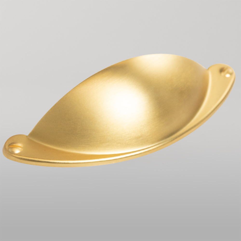 Momo Florencia Cup Pull 64mm Brushed Matte Brass