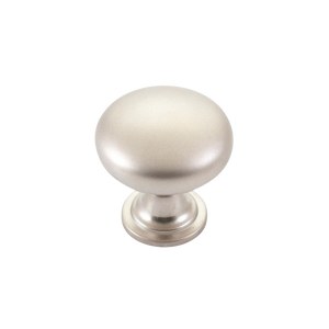 Momo Florencia Plain Knob 29mm Satin Nickel - Satin Nickel