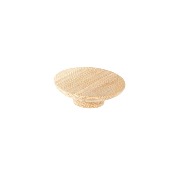 Momo Daintree Full Round Timber Handle 100mm Raw American Oak