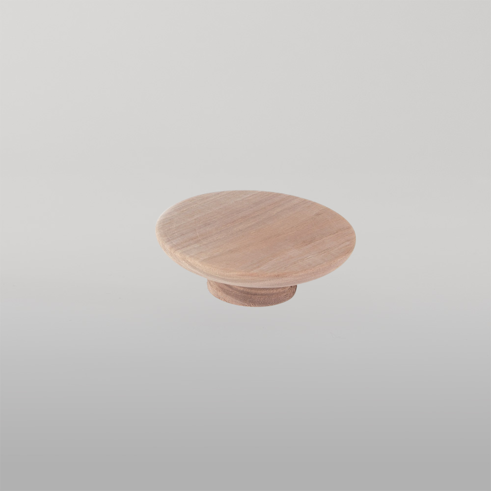 Momo Daintree Full Round Timber Handle 100mm Raw Walnut