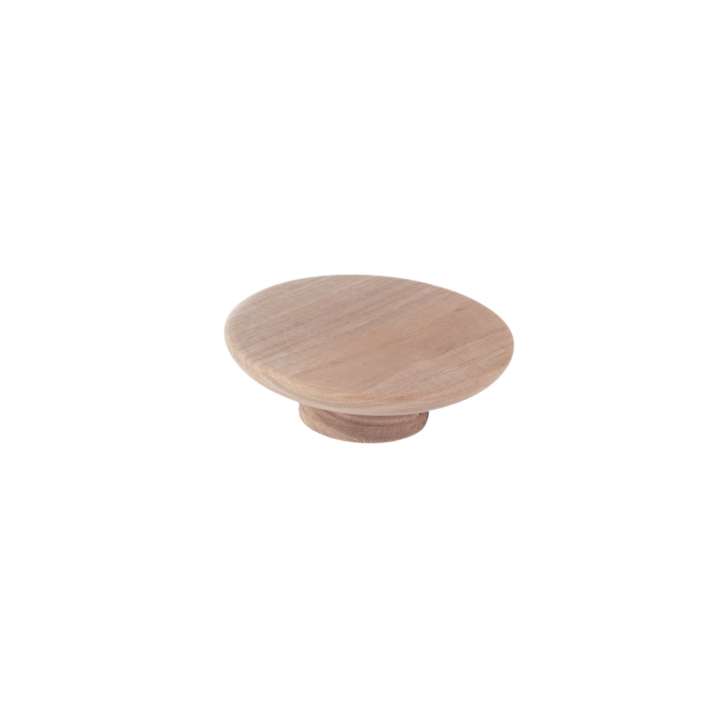 Momo Daintree Full Round Timber Handle 100mm Raw Walnut