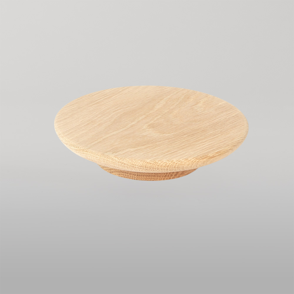 Momo Daintree Full Round Timber Handle 200mm Raw American Oak