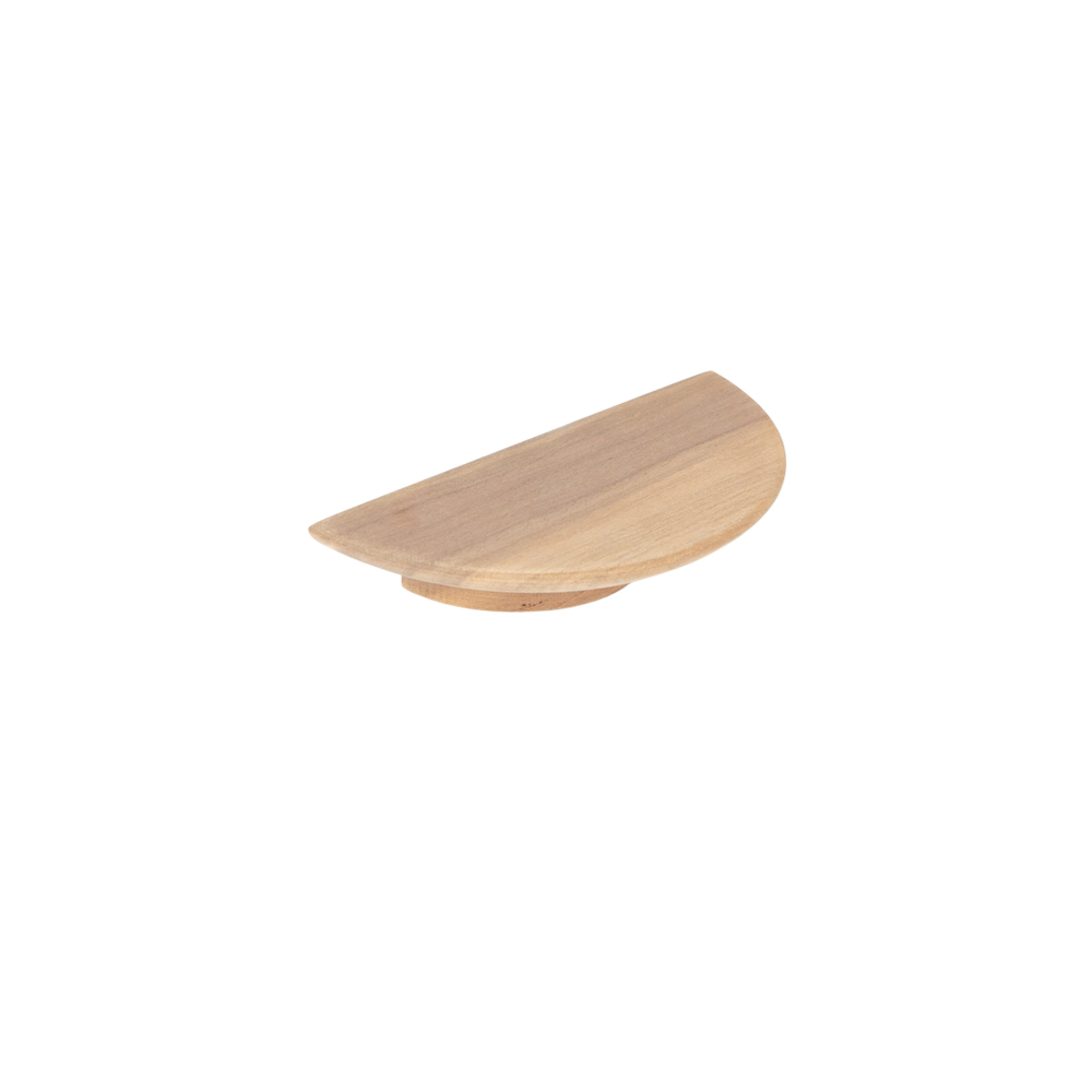 Momo Daintree Half Round Timber Handle 150mm Raw Walnut