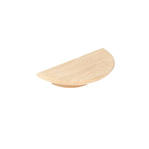 Momo Daintree Half Round Timber Handle 200mm Raw American Oak