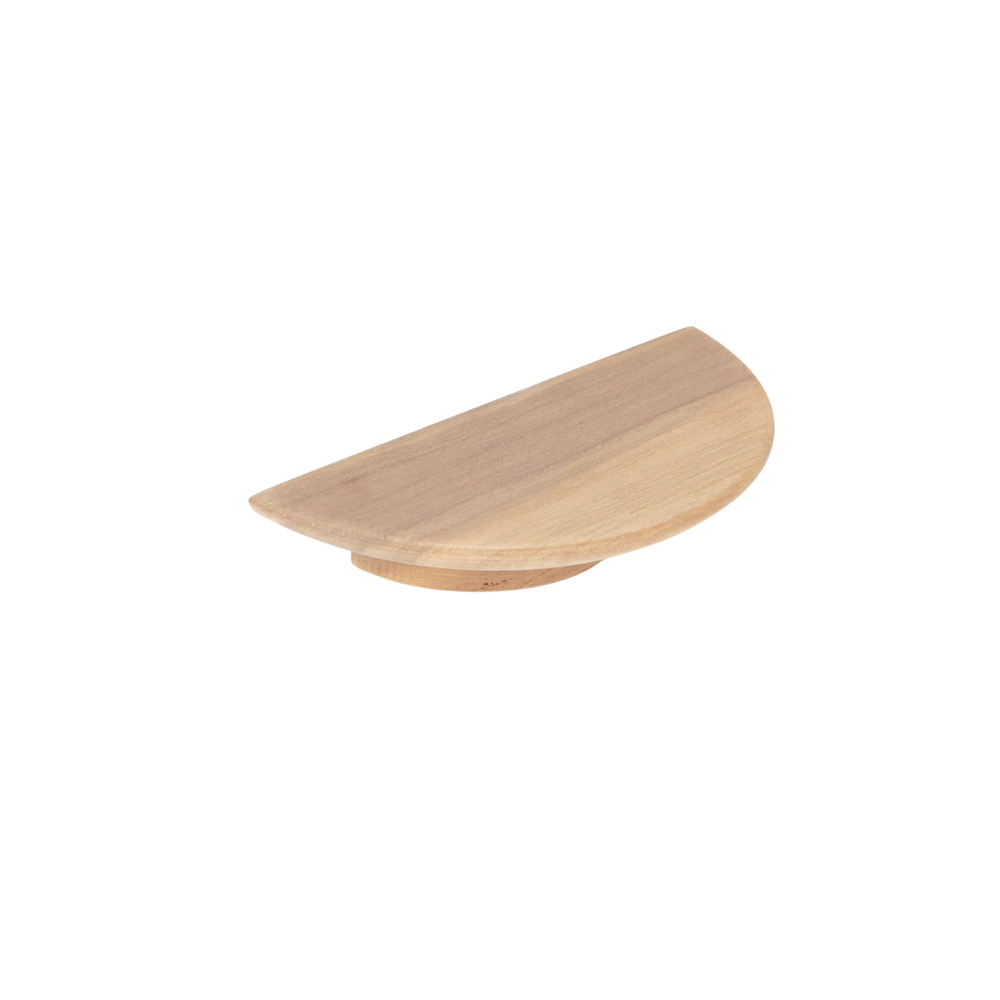 Momo Daintree Half Round Timber Handle 200mm Raw Walnut