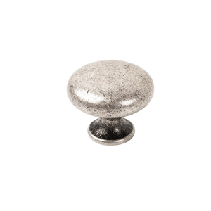 Momo Duke Round Knob 31mm Antique Silver - Antique Silver