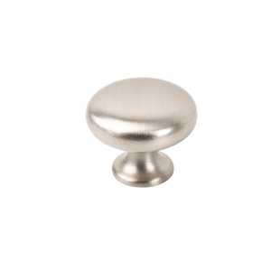 Momo Duke Round Knob 31mm Brushed Nickel - Brushed Nickel