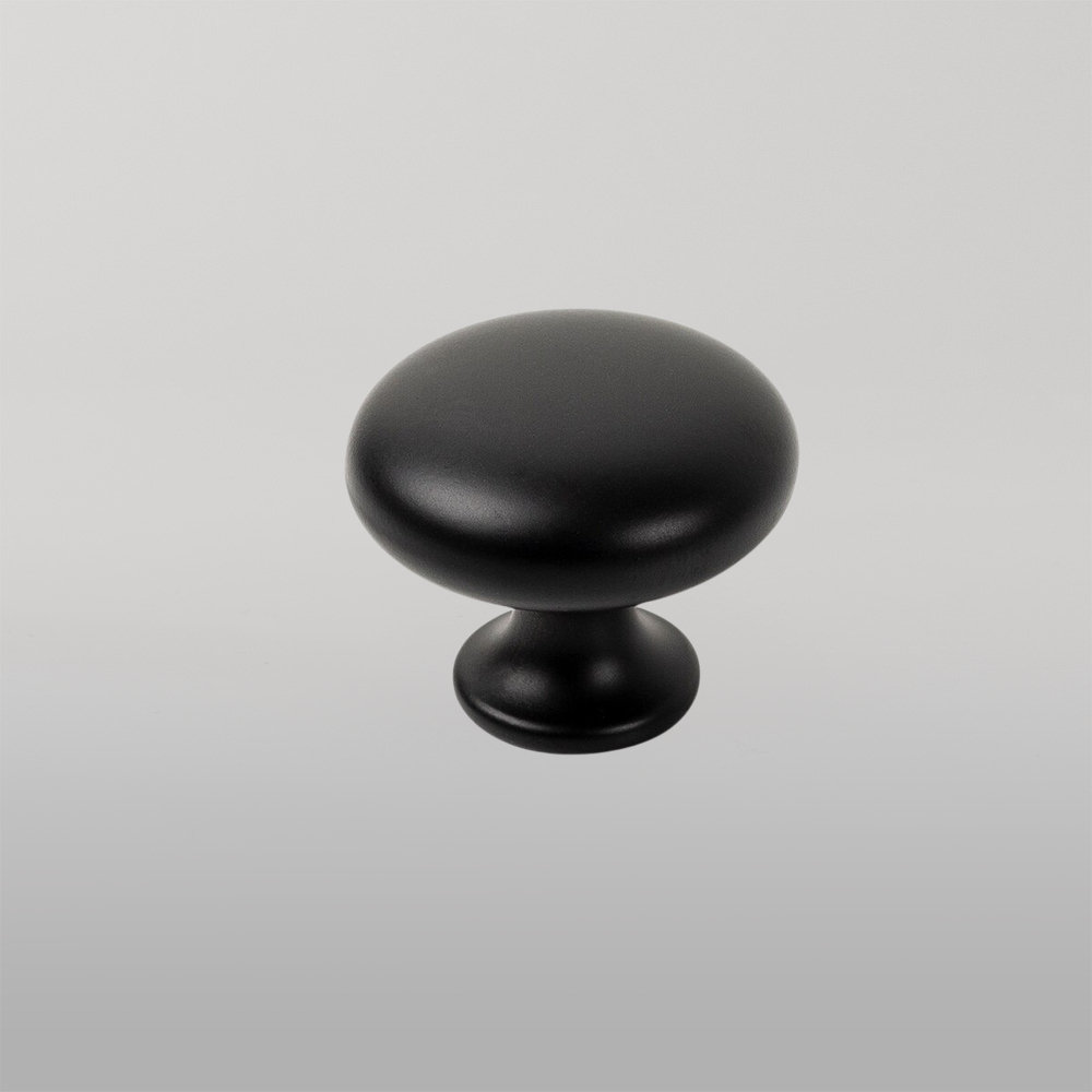 Momo Duke Round Knob 31mm Matte Black