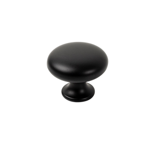 Momo Duke Round Knob 31mm Matte Black - Matte Black