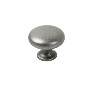 Momo Duke Round Knob 31mm Pewter - Pewter