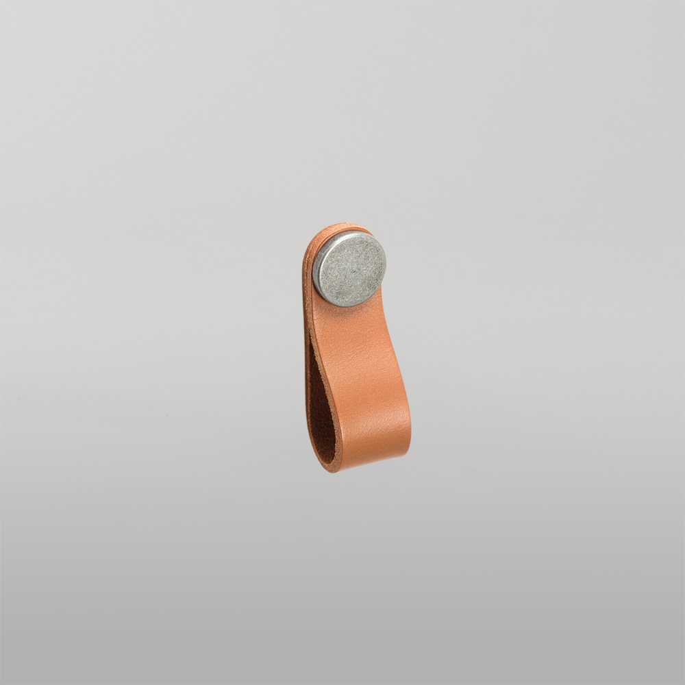 Momo Flexa Leather Pull 70mm Light Tan With Pewter Button