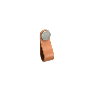 Momo Flexa Leather Pull 70mm Light Tan With Pewter Button - Light Tan