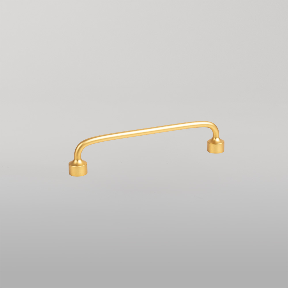 Momo Floid D Handle 128mm Brushed Gold
